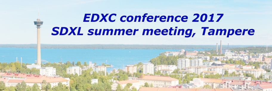 EDXC 2017 Conference, SDXL Summer Meeting in Tampere